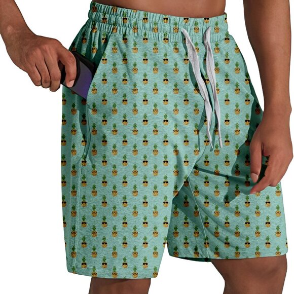 3-Pack Men's Terry Knit Printed Athletic Bottoms w/ Elastic Waistband & Pockets - Picture 13 of 16